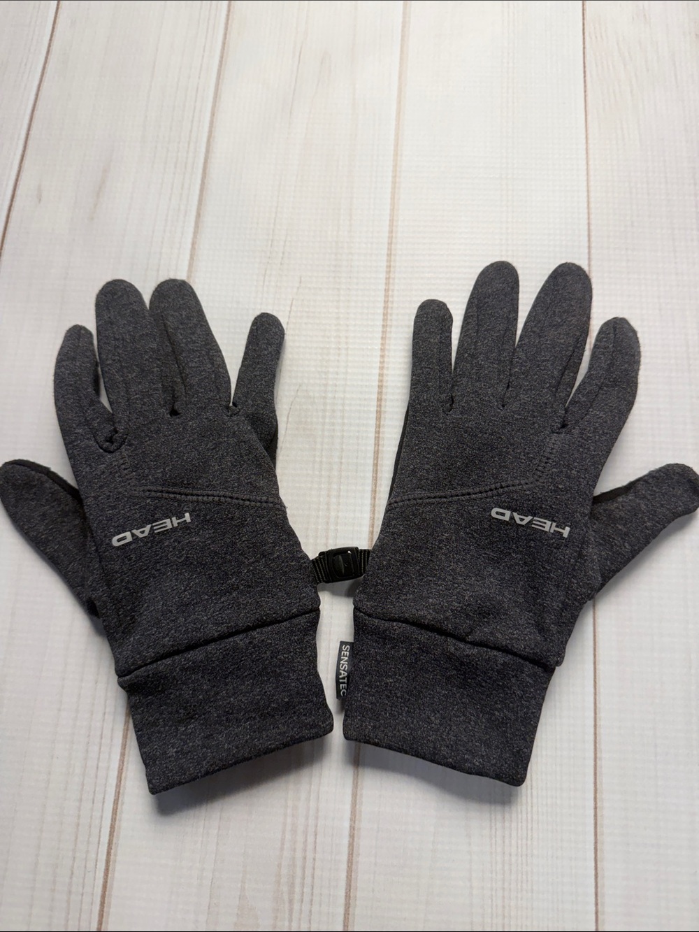 HEAD Dark Gray Fleece Touchscreen Gloves